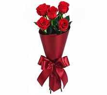 Букет 5 Красных роз Эдлесс Лав в Северном Новосибирской области