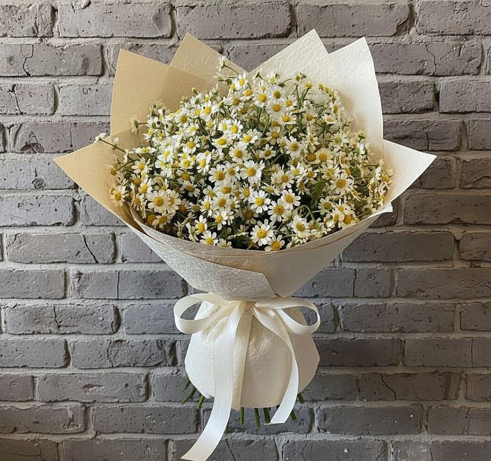 Букет цветов из: Ромашки в Северном Новосибирской области