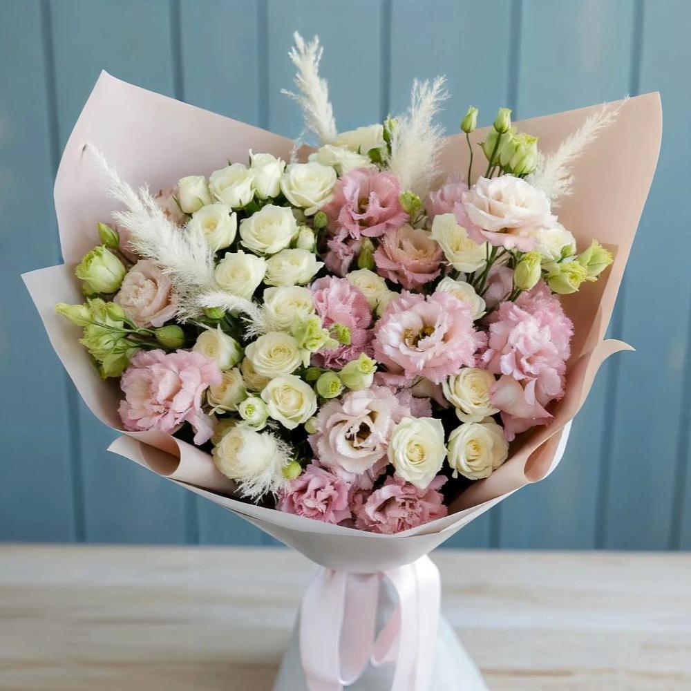 Букет цветов из: Альстромерии и Розы в Северном Новосибирской области