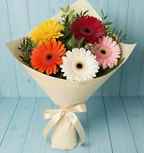 Букет цветов из:  Герберы в Северном Новосибирской области