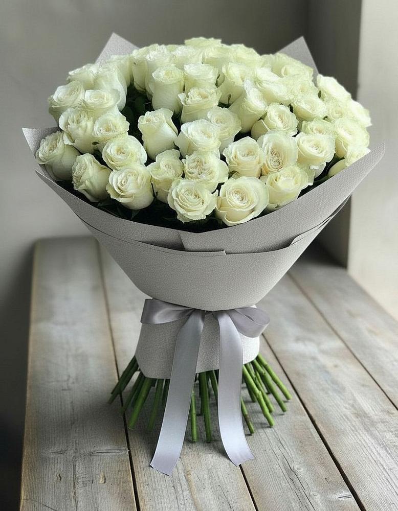 Букет 35 Белых роз в Северном Новосибирской области