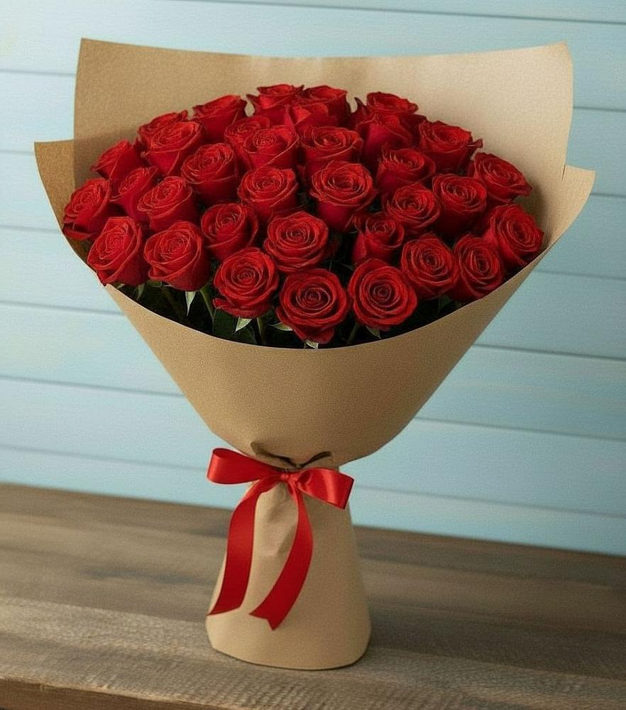 Букет Красные розы Милано в Северном Новосибирской области