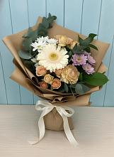 Букет цветов из:  Герберы и Хризантемы в Северном Новосибирской области