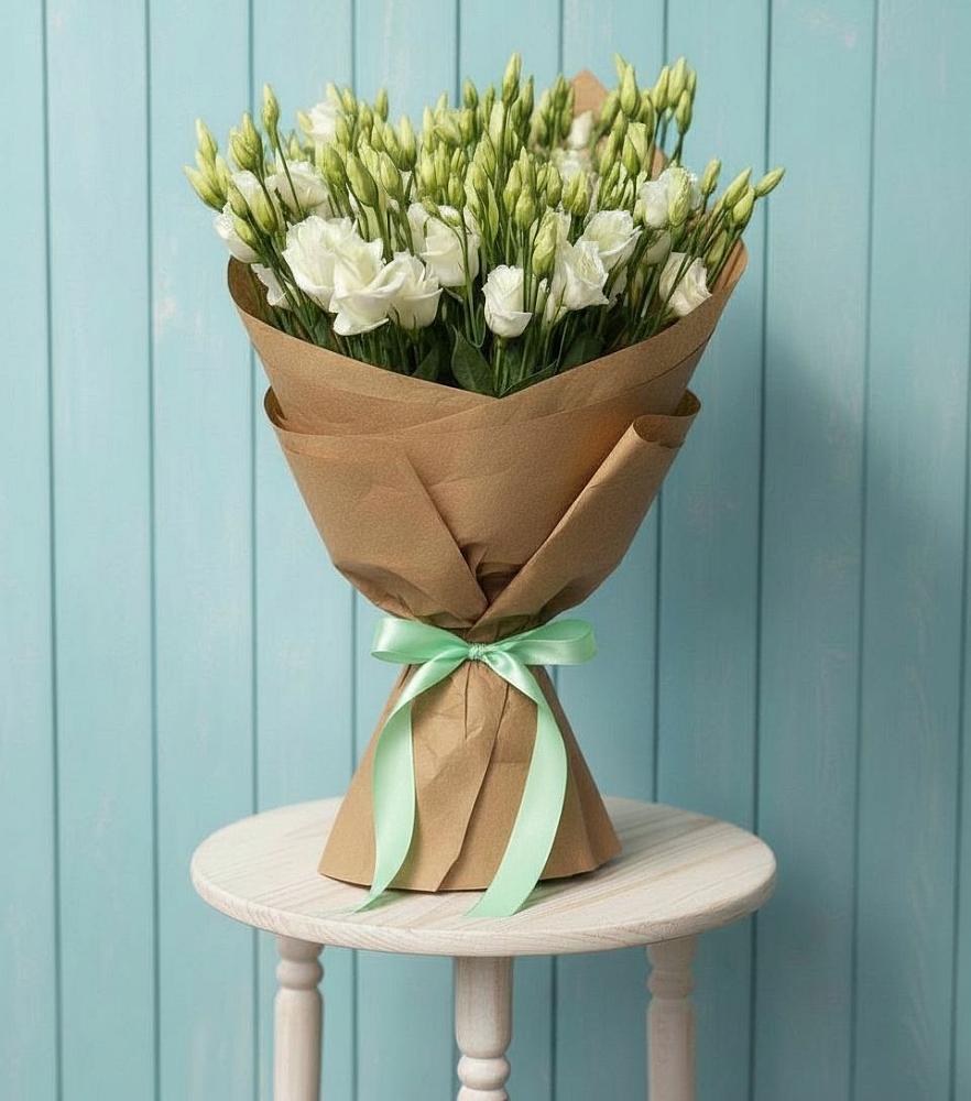 Букет цветов из: Лизиантусы в Северном Новосибирской области