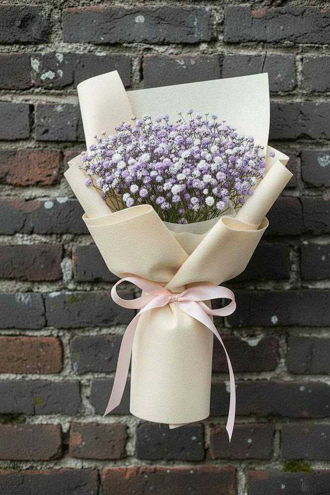 Букет цветов из: Гипсофила в Северном Новосибирской области