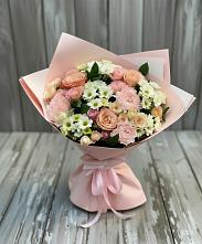 Букет цветов из:  Гвоздики, Розы и Хризантемы #REPLACE_PRED# Северном Новосибирской области