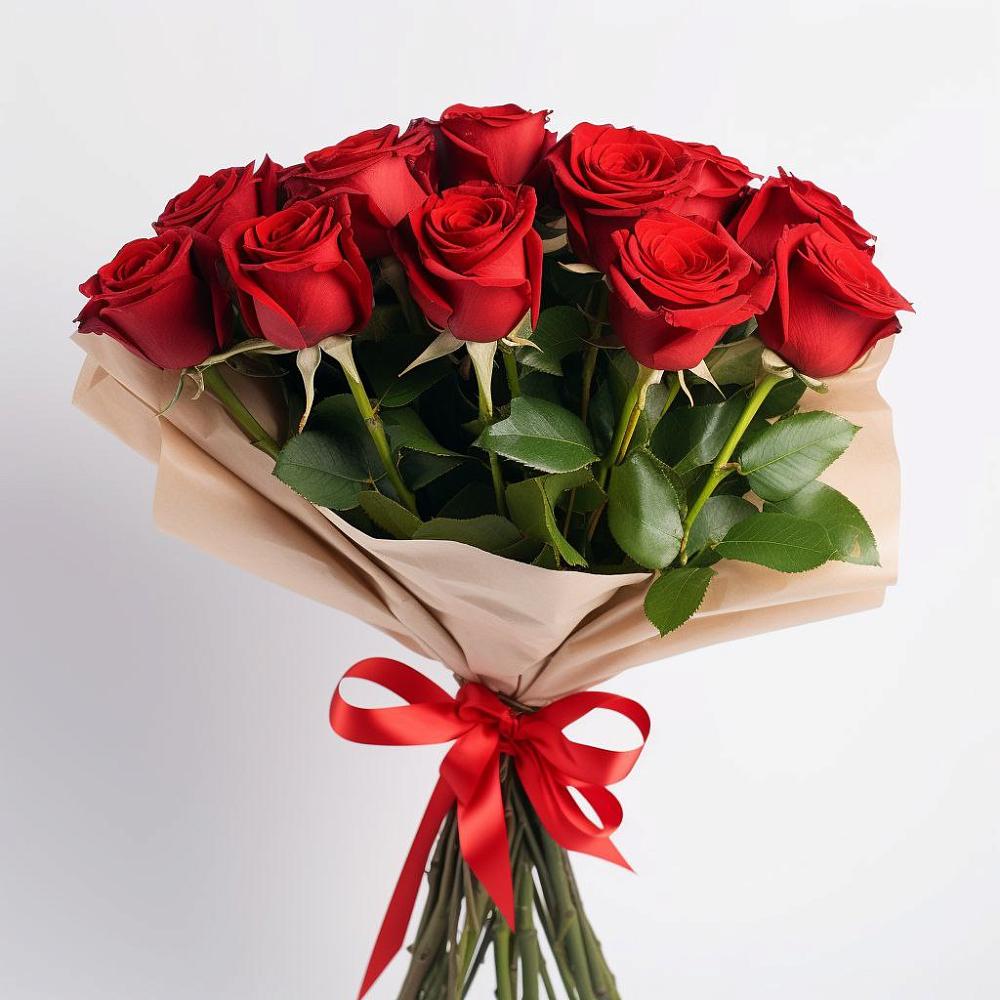 Букет 11 Красных роз Эдлесс Лав в Северном Новосибирской области