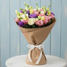 Букет цветов из:  Лизиантусы в Северном Новосибирской области