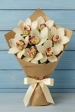 Букет цветов из:  Орхидеи и Розы в Северном Новосибирской области